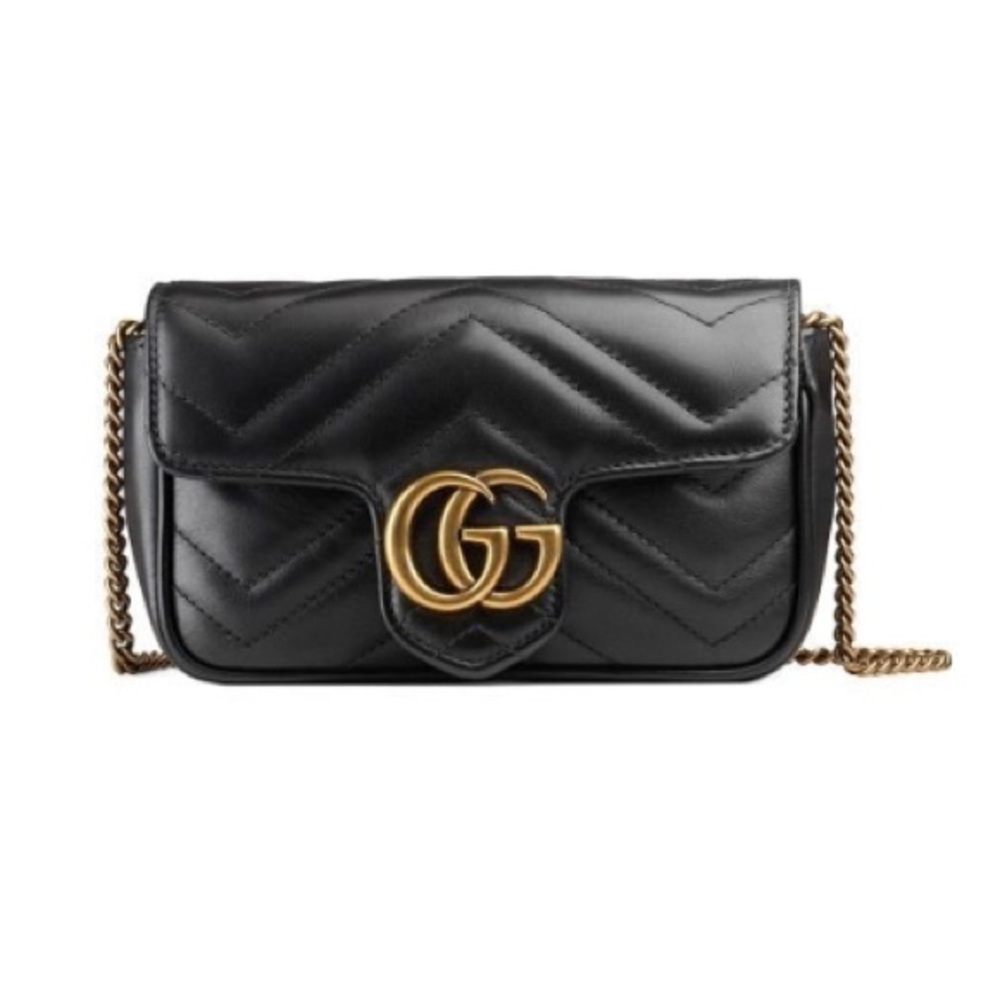 🖤🖤🖤Gucci Marmont super mini crossbody bag - black